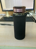 富光健牌双层玻璃杯加厚杯底男女车载水杯子商务泡茶耐热茶杯刻字X006 280ml直杯 实拍图