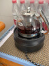 borunHOME  耐热玻璃茶壶电陶炉电磁炉专用黑茶普洱煮茶壶烧水壶泡茶壶套餐 1000ML单壶 实拍图