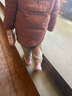 真维斯女童加绒裤子冬季新款儿童外穿保暖棉裤中大童小女孩秋冬打底裤潮 【加绒长裤】灰（口袋） 140 实拍图