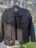 真维斯（Jeanswest）牛仔外套男士宽松2025春季新款日系潮牌大码男装工装夹克男褂子 6821黑色常规 XL 体重140至160斤 实拍图