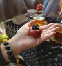 冬雾原矿紫砂柿子茶宠摆件精品可养仿真水果茶具小茶玩装饰工艺品 好柿成双 （礼盒款）一对 实拍图