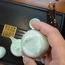 古越龙腾 实木茶桌茶台带烧水壶一体式阳台小泡茶机椅组合家庭用大板茶几 1.8m茶桌+1琴弦4月牙(铜件+石盘) 实拍图