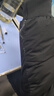 【耐磨防钻绒】棉服男外套男冬季新款潮牌立领加厚青少年舒适百搭 黑色 L 实拍图