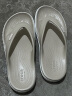 crocs卡骆驰贝雅卡骆班运动拖鞋男鞋女鞋居家夹脚平底人字拖鞋|205393 卵石色-2V3 40 (250mm) 实拍图