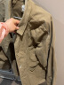 马登工装 复古巴黎扣四袋重磅夹克翻领阿美咔叽vintage外套男 咖啡色 XL 实拍图
