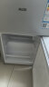 奥克斯（AUX）家用双门迷你小型冰箱 冷藏冷冻保鲜小冰箱 宿舍租房节能电冰箱 【一级能效】BCD-32K42 基础款 银色 实拍图