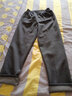 老爷车运动休闲裤子男士秋冬季款中老年人宽松紧直筒保暖裤爸爸加绒裤装 深灰色秋季款 3XL 体重145-160斤 实拍图