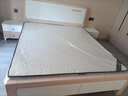 首年全实木床轻奢床现代简约主卧双人床白色高箱储物婚床卧室家具 静音床+床头柜*2+乳胶床垫 1.8米*2米框架款 实拍图