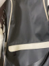 REINHARDT女士背包2024新款双肩包女包时尚两用百搭旅行大容量电脑背包女包 灰色+毛球挂件（可放12寸电脑） 实拍图