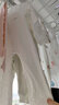 优奇婴儿衣服夏季薄款纯棉连体衣新生幼儿睡衣宝宝纱布哈衣夏装空调服 夏款【开档】奶白 73cm 实拍图