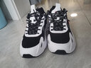 特步男鞋运动鞋跑鞋秋季潮流品牌保暖软底回弹学生潮流厚底增高老爹鞋 力荐-黑白灰-老爹鞋 44 实拍图