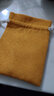 别颖（ROMANZO）棉麻布袋子小杯袋首饰包收纳袋束口袋抽绳手工锦囊文玩袋盘珠袋 橘黄色 10*14厘米【5个装】 实拍图