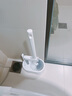 森马桶刷挂壁式无死角洗厕所刷子置物架卫生间洁厕刷带底座清洁套装 壁挂式马桶刷【白色】 实拍图