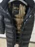 高梵黑金鹅绒服先锋3.0八格男女同款羽绒服长款冬季厚外套 黑色 XXS 实拍图