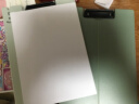 三年二班 可立式板夹A4文件夹学生用夹板写字板垫板高颜值考试垫板 草原远绿+淡碧绿 晒单实拍图