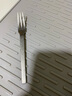 双立人（ZWILLING）餐具套装勺子汤勺水果叉刀叉咖啡勺食品级不锈钢西餐具Minimale 甜品叉4件套（复古银） 实拍图