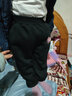 真维斯女童裤子加绒秋冬新款儿童运动裤保暖一体绒冬装休闲加厚舒适卫裤 黑 J花朵爱心X 130 实拍图