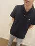 布克兄弟（BrooksBrothers）男士夏季新品金羊刺绣珠地网眼修身短袖Polo衫 1001-白色 L 实拍图