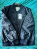 与狼共舞【夹棉】棒球领休闲夹克男2025秋冬新款撞色条纹保暖男士外套1158 黑色001 -夹棉款 S (165) 实拍图