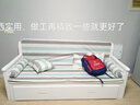 呈美轩实木沙发床两用可折叠客厅小户型多功能推拉坐卧双人沙发 白色 拉开120*200（送6件套） 实拍图
