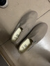 灵犀牛动感男鞋夏季透气防臭帆布鞋平底板鞋懒人一脚蹬开车休闲鞋老北京布鞋 21073卡其 39 实拍图