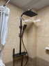 MAGTOTO氛围灯恒温淋浴花洒全套装枪灰空气增压数显钢琴按键沐浴花洒喷头 TBW6046F-枪灰【智能恒温花洒】 淋浴花洒套装 实拍图
