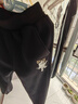 鸿星尔克（ERKE）童装童中性长T儿童24秋季新品卫衣休闲款正黑150 实拍图