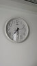 康巴丝（Compas） WIFI挂钟客厅时钟卧室钟表智能网络对时自动校时考场办公钟2716S WIFI423款-白色 33cm 实拍图
