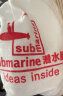 潜水艇（Submarine）球阀角阀球形铜阀芯全开大流量三角阀燃气地暖热水器壁挂炉八字阀 黄铜亮银【冷水球阀】 4分出水 实拍图