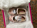 芭比童鞋春秋儿童皮鞋可爱撞色女童公主风小皮鞋时装鞋DA6039粉色28码 实拍图