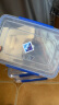 炬意（JY）收纳盒食品级密封透明保鲜盒子厨房冰箱冷冻冷藏杂物储存药箱塑料 18中号5.5升:32X22.5X12cm 实拍图