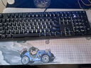 UnoooZ108樱桃cherry轴无线机械键盘鼠标套装有线蓝牙三模客制化RGB游戏电竞办公侧刻DIY电脑笔记本专用 大碳-白光-108键有线版 德国樱桃 MX【红轴】 实拍图
