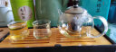 紫丁香（Lilac）茶具整套便携带茶盘玻璃泡茶壶西施小茶壶茶杯功夫茶具旅行套装 实拍图