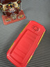 全网通4G三防老人手机大电池超长待机移动联通电信直板按键功能机 红色 实拍图