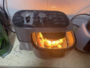 美的（Midea）空气炸锅 免翻面 可视 家用大容量 5.5L 炸烤箱一体 多功能 不沾易洗 不用翻面 KZE5502 实拍图
