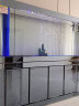 江彩客厅大型家用办公室轻奢底滤超白玻璃水族箱客厅落地屏风鱼缸 长150x宽30x缸81x总高150cm 晒单实拍图
