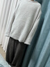 安之伴睡衣女秋冬保暖抗静电半边绒休闲女士家居服可外穿 银灰 男 M 实拍图