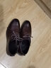 海澜之家HLA皮鞋男士商务休闲秋冬正装德比鞋子男H334/H220 棕色加绒39 实拍图