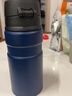 膳魔师（THERMOS）保温杯男女不锈钢便携水杯户外旅行车载大容量露营杯子TSK2系列 大西洋蓝保温杯500ml 实拍图