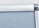 易利丰(elifo)不锈钢可伸缩立牌展示牌水牌展示架立式广告牌指示牌引导牌支架子菜单展板 直角 a4银色 1套装 晒单实拍图