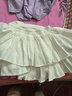 左西女童短裙夏装儿童裙子2025新款百褶半身裙蛋糕裙公主裙 白色 140 实拍图