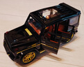 1:24奔驰大G合金模型车1:32 G63越野车模型摆件男孩生日七夕礼物 中号AMG G63 亮光黑盒装 实拍图
