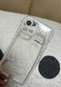 博巴特 【暴力熊夜光】适用苹果14Promax手机壳iPhone12透明硅胶11新款13的防摔镜头x 【夜光暴力熊】白色 iPhone14Promax 实拍图