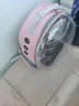 启萌先生猫包外出大号宠物包太空舱猫咪背包便携包猫狗双肩包书包航空箱 粉色透明太空舱猫包（16斤内） 已商品后面斤数为准 实拍图