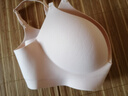 俏曼芬（Qiaomanfen）聚拢内衣女小胸无痕显大上托一片式收副乳防下垂文胸平胸专用胸罩 粉色（单件） 80C 36(薄款厚约0.5CM) 实拍图