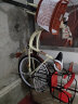 ICOLOUR 亲子自行车女单车轻便代步通勤带娃接送孩子双人座 24寸女神版(复古黄) 实拍图