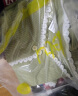 百图betu女装2024夏季新款T恤法式减龄蕾丝花边V领短袖T恤女2403T19 绿色 S（预售06/13发货） 晒单实拍图