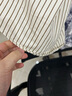 马登工装美式复古条纹棒球衫男士衬衣外套春秋薄款宽松长袖衬衫男上衣 条纹 【男生衬衫/轻奢高级感】 2XL （185/104A） 实拍图