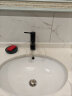 箭牌（ARROW）黑色面盆水龙头冷热洗脸盆水龙头卫生间抽拉式水龙头AE4175MA 实拍图