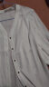 尚都比拉文艺复古设计感小众洋气系V领压褶衬衫袖七分袖雪纺衫 白色 L  晒单实拍图